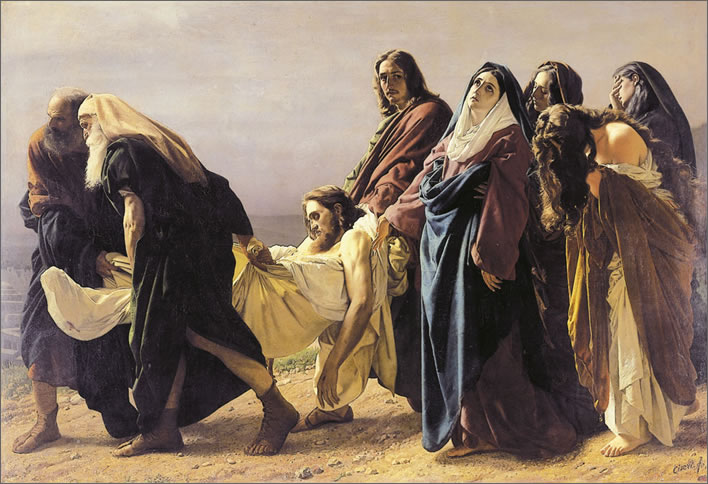 Antonio Ciseri, Transporto di Cristo al sepolcro, 1864-1870